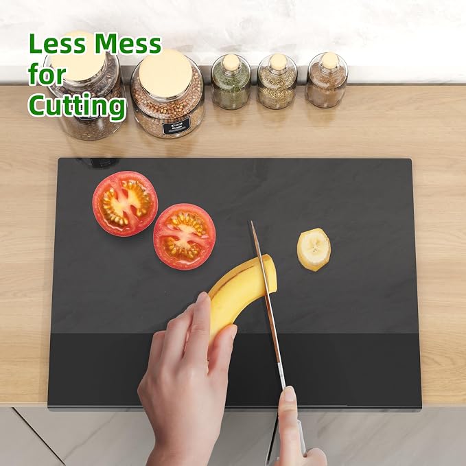 Acrylic Cutting Board with Counter Lip | 60% Thicker & Durable | BPA-Free & - Image 3