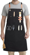 Syntus Chef Apron for Men Women Kitchen Cooking Apron by Syntus
