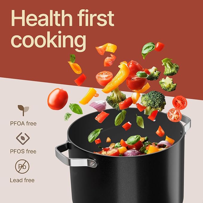 Bakken 12.5 Quart Ceramic Coated Stock Pot - Image 6