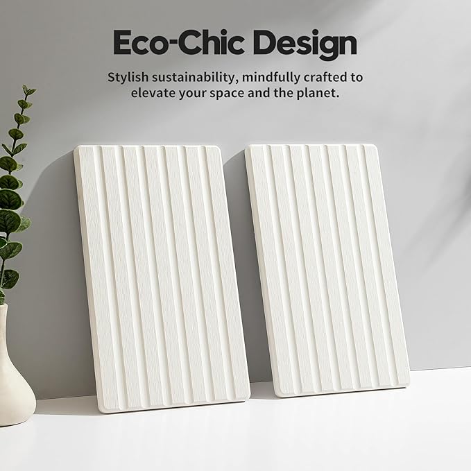 Razborci 2PCS Water Absorbing Stone Drying Tray Mat - Image 7