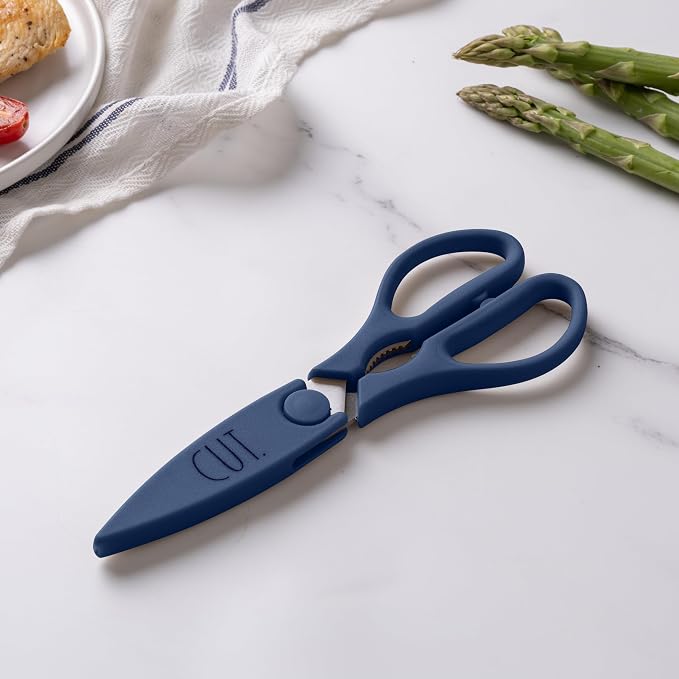 Rae Dunn Kitchen Scissors- Stainless Steel Kitchen Shears, Cooking Scissors - Image 2