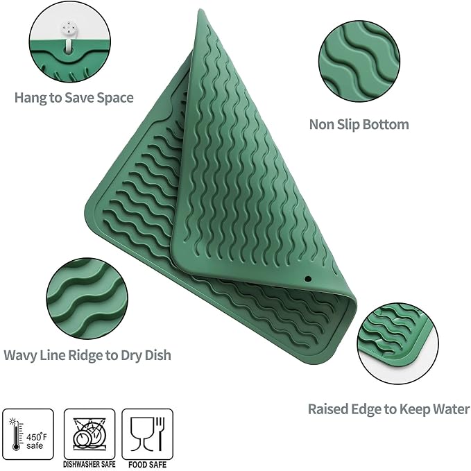 MicoYang Silicone Dish Drying Mat - Image 3