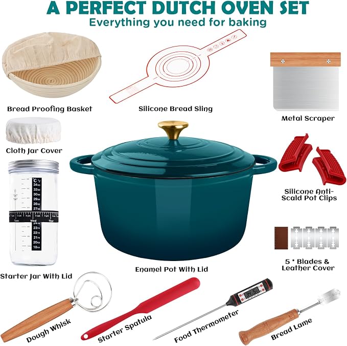 Enameled Cast Iron Dutch Oven Pot - Image 2