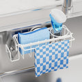 TAILI 4-in-1 Sink Caddy with Strong Suction Cup, Sponge Holder by TAILI