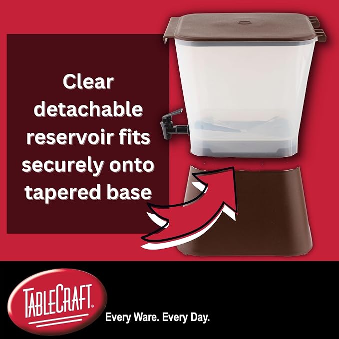 Tablecraft 3 Gal Slimline Beverage Dispenser - Image 5