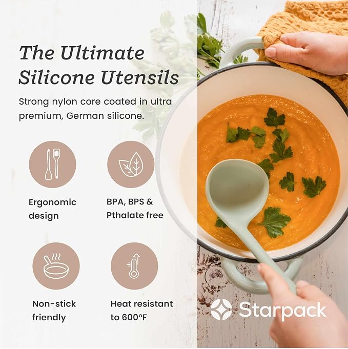 Starpack 'Stir & Serve' Silicone Cooking Utensils Set - Image 2