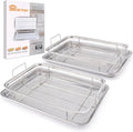 Air Fryer Basket for Oven 18.7"x12.8", 2 Pack Extra Large Air Fryer Basket and by DONGULI