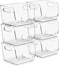Sorbus Stackable Storage Bins Open Front, Pantry Bins by Sorbus