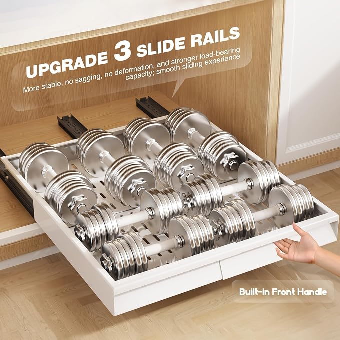 Seinloes 2 Pack Pull Out Cabinet Organizer - Image 6