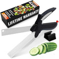 Cutting Board Scissors - 2 In 1 Kitchen Scissors by Helvetios