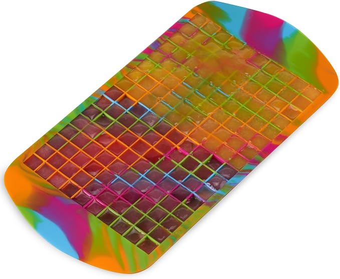 Host Mini Ice Cube Tray, Makes 160 Cubes, Durable Silicone Trays, Iced Coffee - Image 8