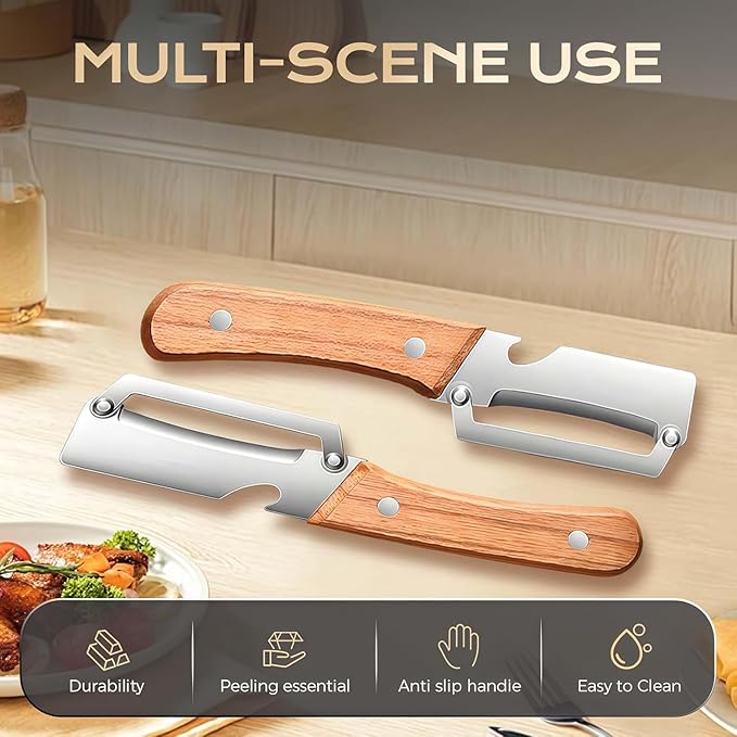 2Pcs Multifunctional Vegetable Peeler - Image 2