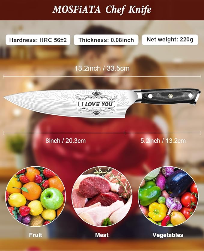 MOSFiATA Gifts for Men Women Christmas, Chef Gifts for Best Dad Mom Birthday - Image 3