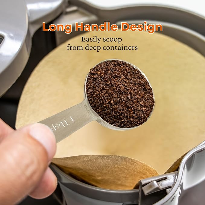 11PCS Measuring Spoons Set Stainless 1 tbsp, 1/2 tbsp, and 1-1/16tsp Steel - Image 5