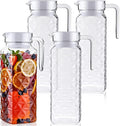 Didaey 4 Pcs Acrylic Water Pitcher by Didaey
