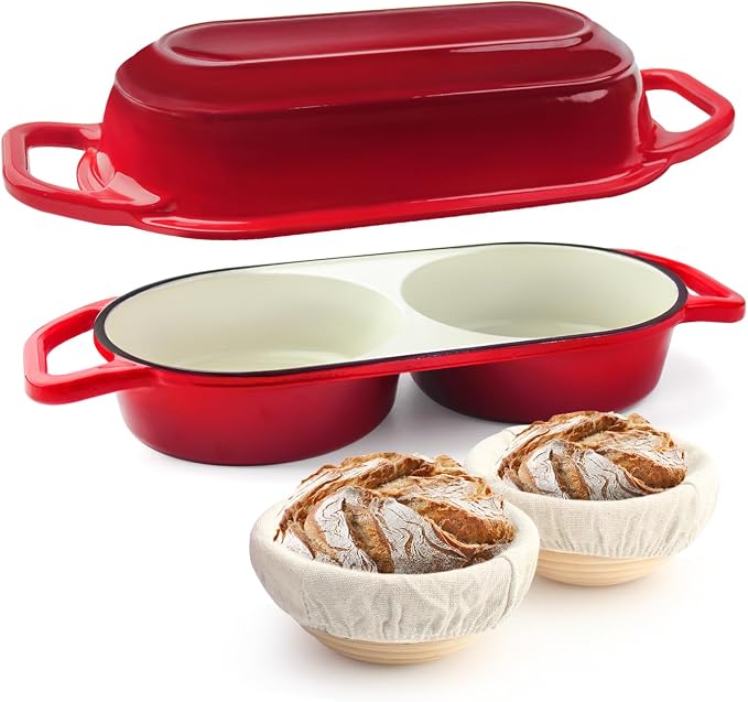 YONILL Mini Double Dutch Oven for Sourdough Bread Baking by YONILL