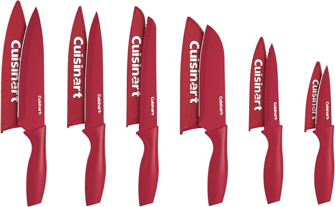 Cuisinart Knife Set, Lightweight, Stainless Steel, Durable & Dishwasher Safe by Cuisinart
