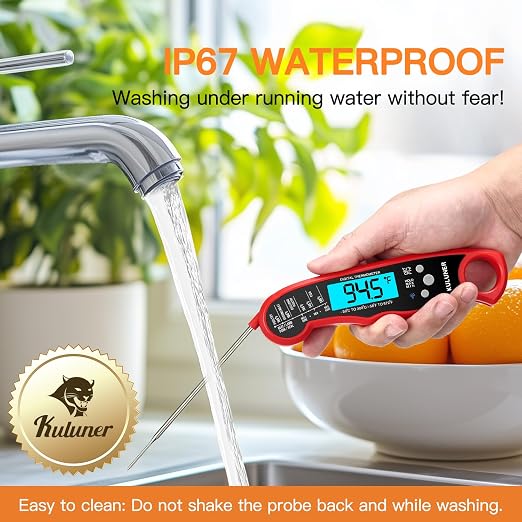 KULUNER TP-01 Waterproof Digital Instant Read Meat Thermometer - Image 6