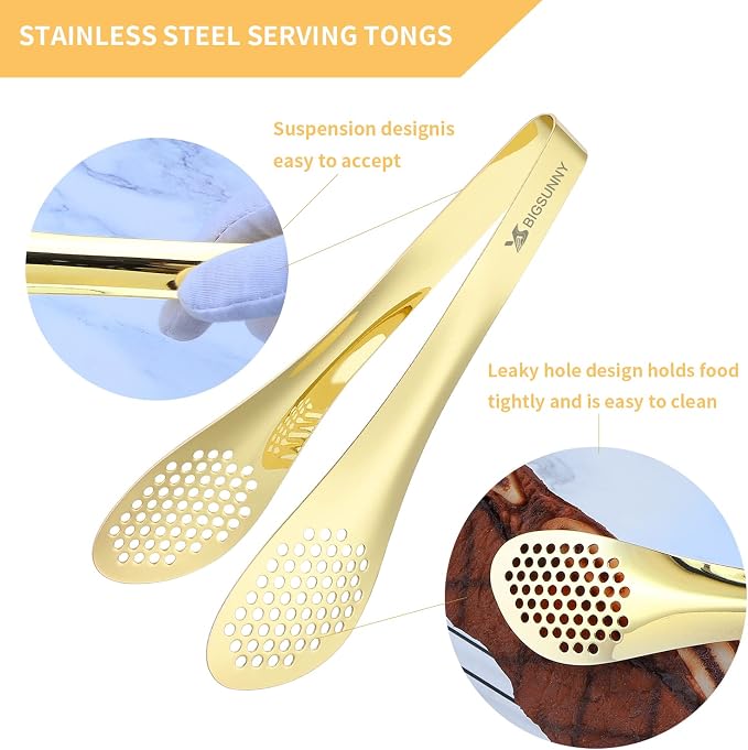 MSY BIGSUNNY 2 Pack Buffet Tongs - Image 2