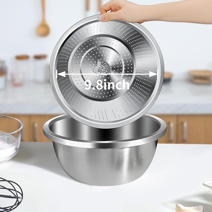 Colander 304 Stainless Steel 5-quart - Image 5