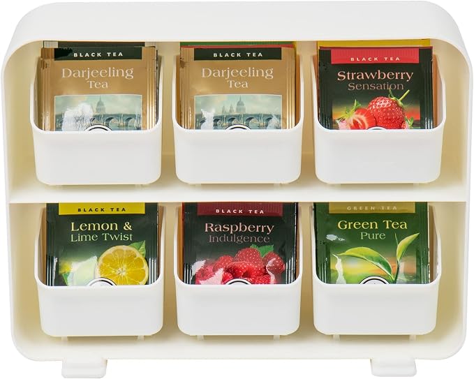 Mind Reader Tea Bag Organizer, Tea Station Organizer, Countertop Storage - Image 6
