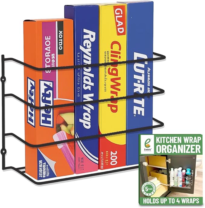 Evelots Kitchen Wrap Organizer by Evelots