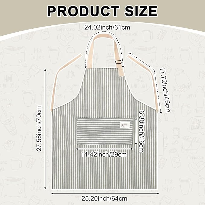 Janmercy 24 Pcs Aprons for Women Men - Image 2