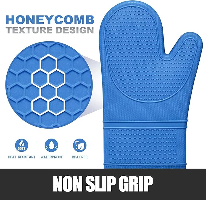 Rorecay 6pcs Oven Mitts and Pot Holders Sets - Image 3