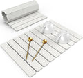 Large Stone Dish Drying Mat for Kitchen Counter, Collapsible Quick Dry Stone by Incenseburner