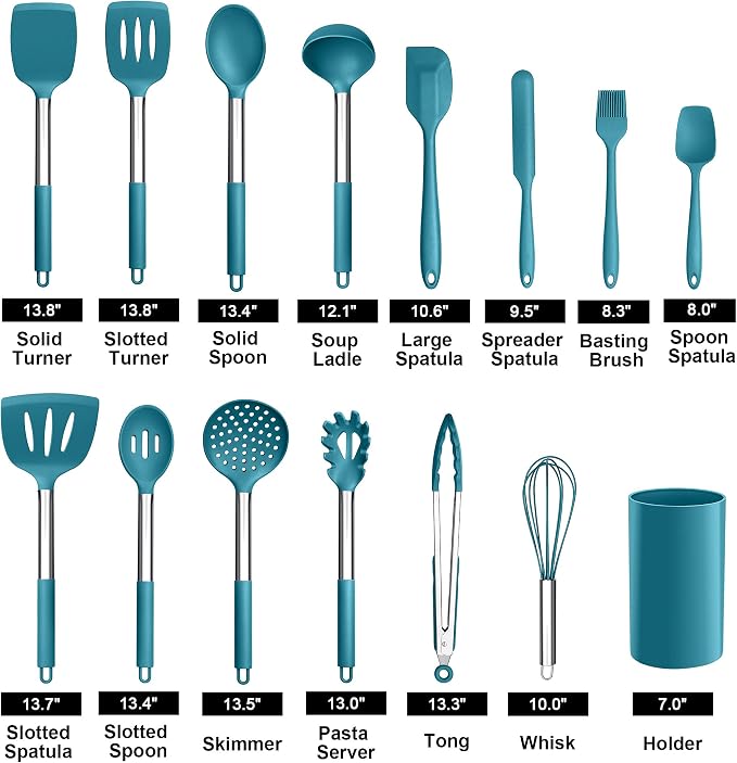 LIANYU 15-Piece Kitchen Cooking Utensils Set - Image 2