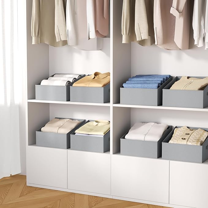 DIMJ Closet Storage Bins 12 Pack - Image 5