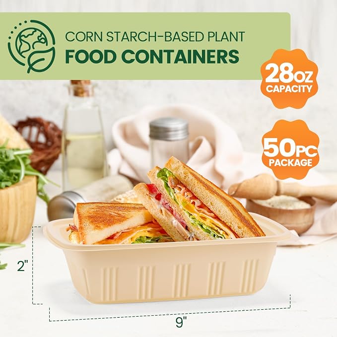 Glotoch Express 28 oz-200 Pack Meal Prep Containers - Image 8