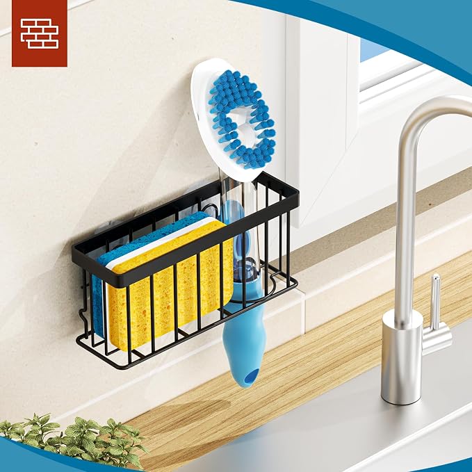 MURLONG Sponge Holder for Kitchen Sink, Sink Caddy Organizer - Image 6