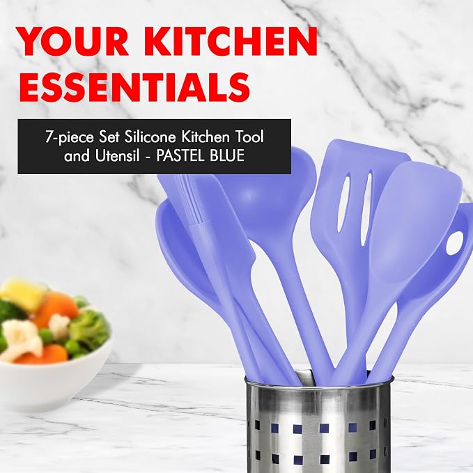 Chef Craft - Premium Silicone Kitchen Tools and Utensils Set, Non-Scratch - Image 2