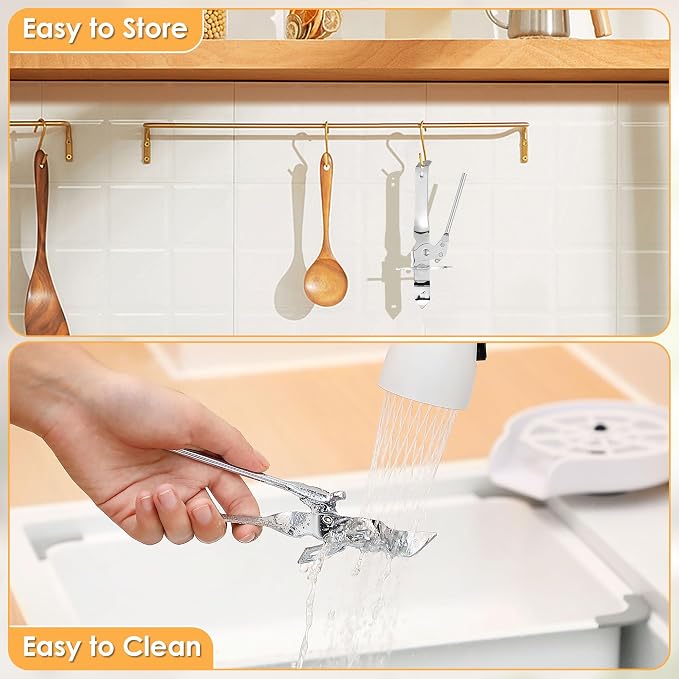 2 Pack Can Opener Manual, Safety Commercial Smooth Edge Can Opener, Heavy Duty - Image 6