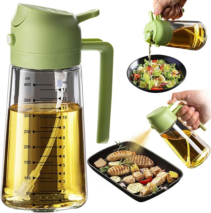 TrendPlain 16oz/470ml Glass Olive Oil Sprayer by TrendPlain