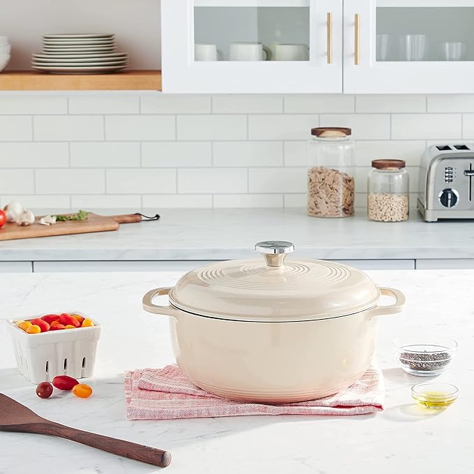 Lodge Essential Enamel Cast Iron Dutch Oven - Image 4