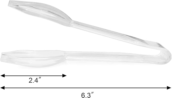 New Star Foodservice 35582 High Heat Plastic, Straight Edge Utility Tong - Image 3