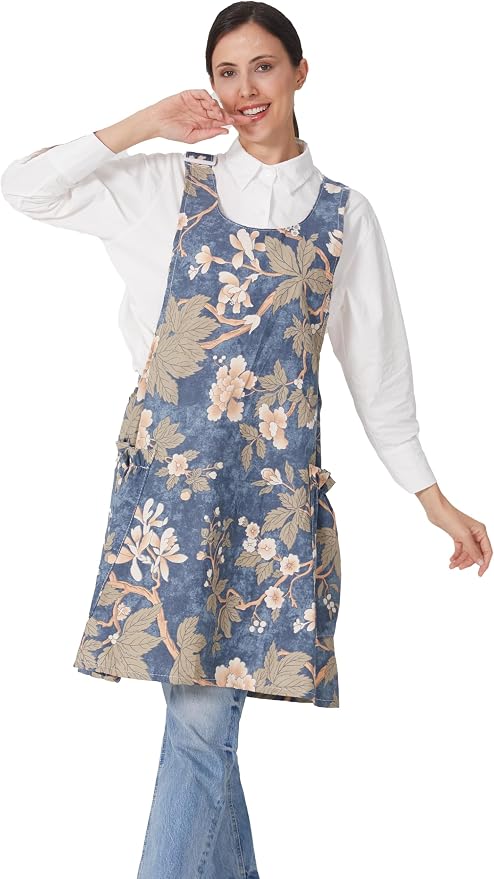 Cozy Adjustable Cross Back Aprons by APRONNER