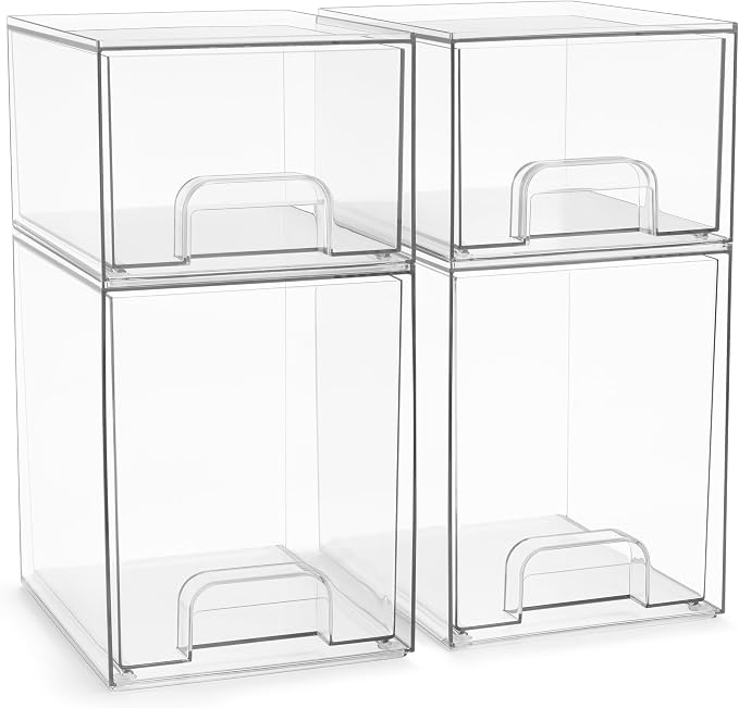 Sorbus Acrylic Storage Containers by Sorbus