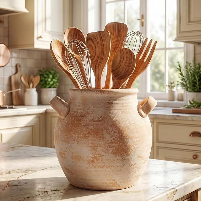 Havawish Rustic Kitchen Utensil Holder by Havawish