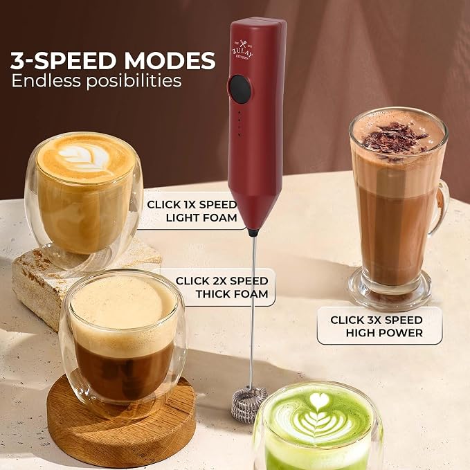 Zulay Kitchen Rechargeable Milk Frother - Image 4