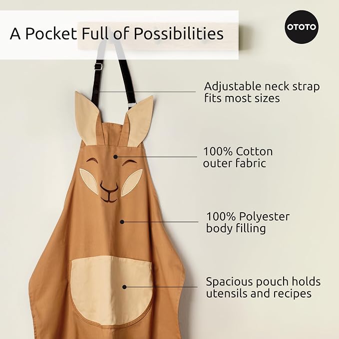 OTOTO Aproo Kitchen Set – Oven Mitts and Chef Apron - Image 3