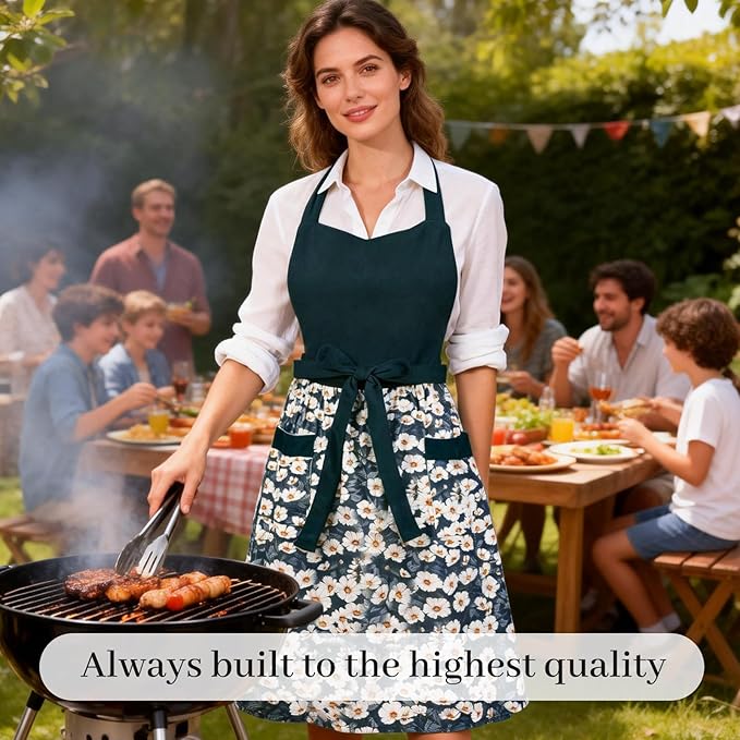 Cute Floral Aprons for Women - Image 5
