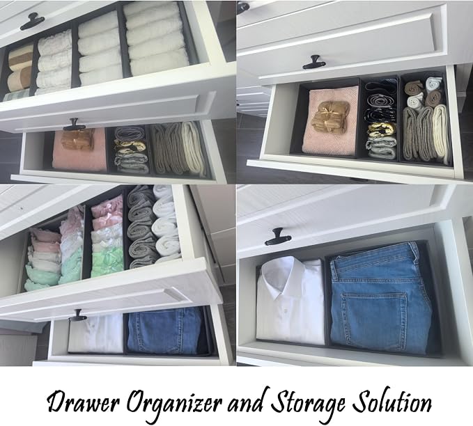 Bructhun Sock Drawer Organizer 9 Pack - Image 7