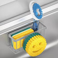 MURLONG Sponge Holder Smiley Face, Sink Caddy, Kitchen Organizer by MURLONG
