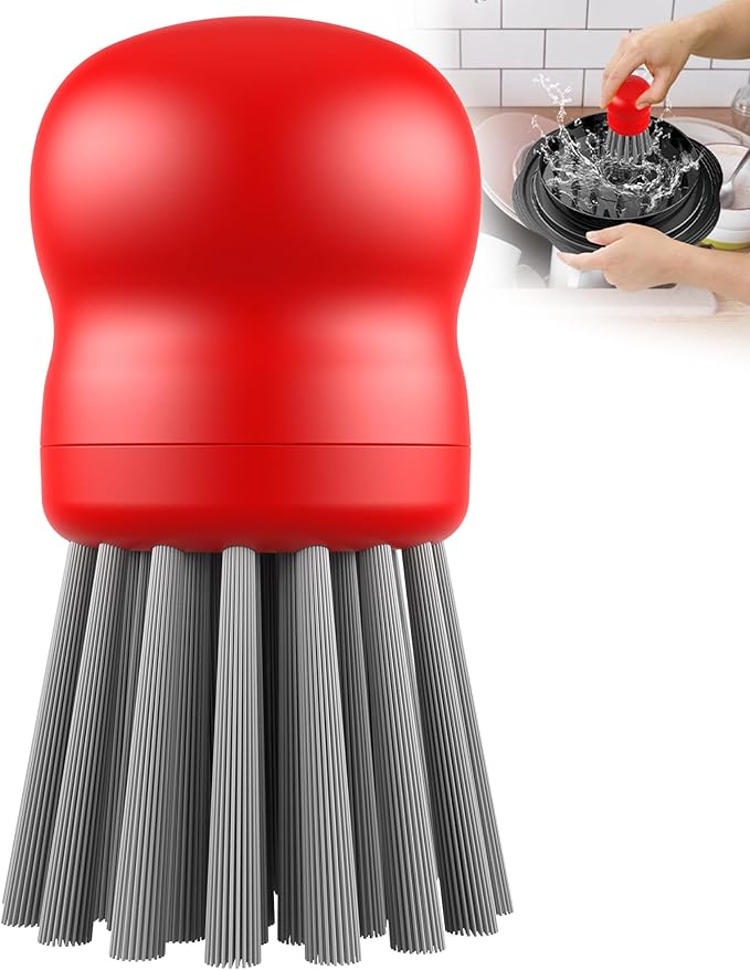 Mini Dish Brush for Cleaning Chicken Shredder, Palm Brush Dish Scrubber by SURETIVIAN