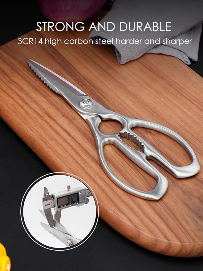 Kitchen Scissors, Forged Stainless Steel Heavy Duty Kitchen Shears, Dishwasher - Image 5