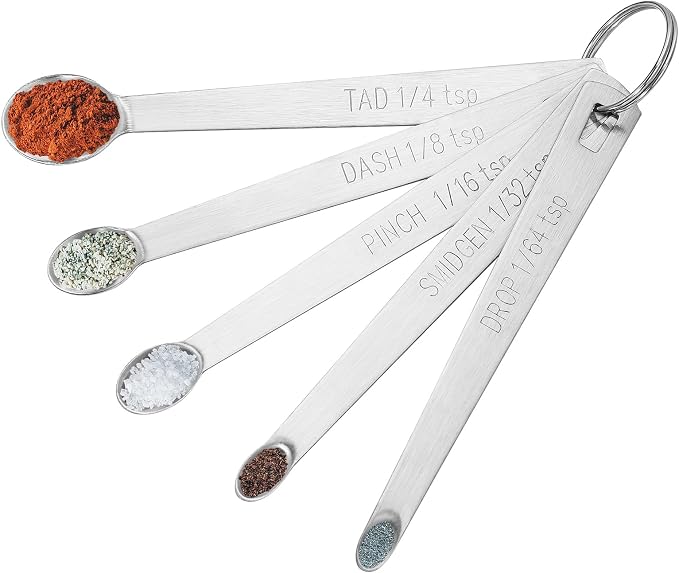 5PCS Small Measuring Spoons Set by Cuttte