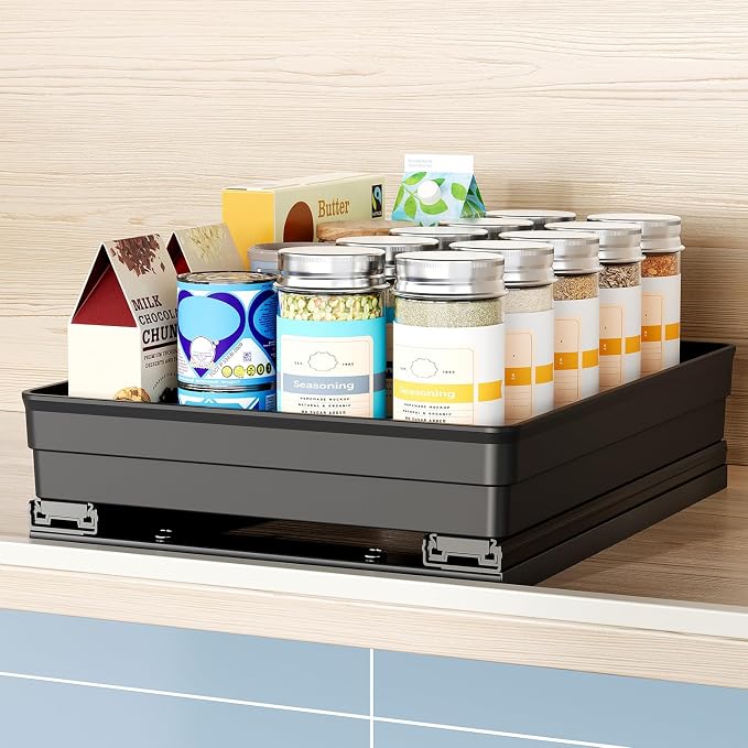 Nieifi Spice Organization for Cabinet-Vertical Spice Rack Pull Out-Spice Rack by Nieifi